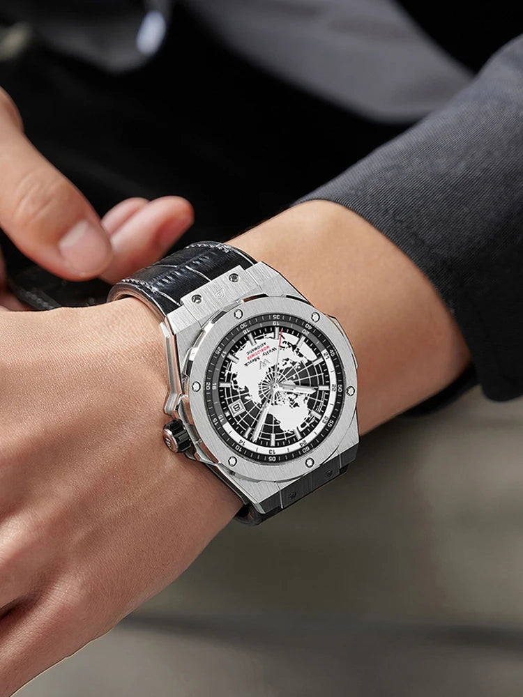 WM Watch Welly Merck High Quality End Luxury Men Watches reloj hombre Business Automatic Mechanical Wrist Watches For Man WM124
