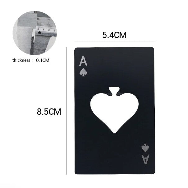 Poker Card Wine & Beer Bottle Opener