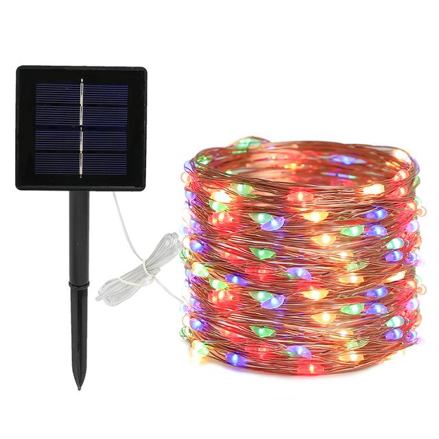 Home Solar Copper Wire Led Light String Decoration