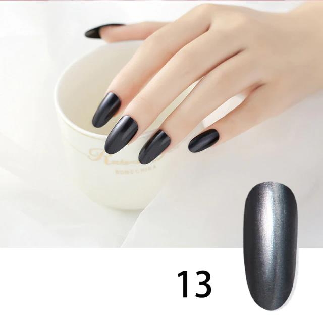 gold chrome nail polish