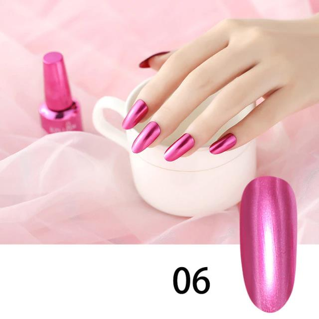 gold chrome nail polish