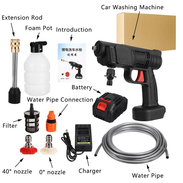 Portable High Pressure Spray Water Gun