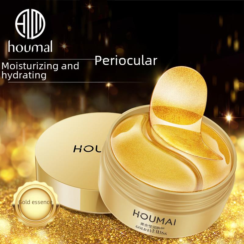 Humei 24K gold collagen eye mask moisturizing eye care eye mask paste eye mask factory a hair replacement