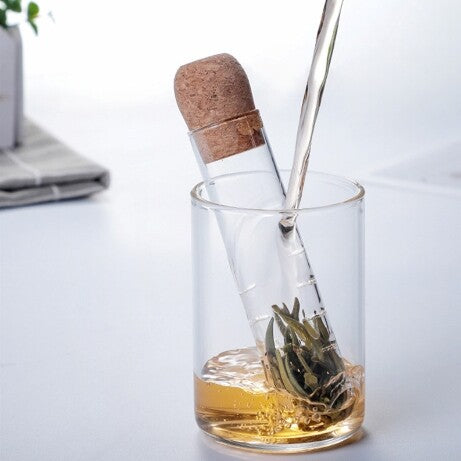 Creative Glass Tea Infuser Pipe Strainer