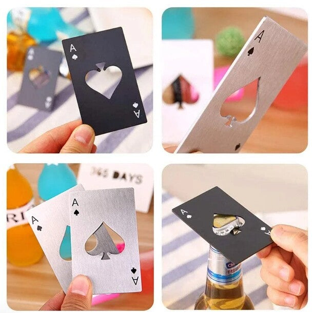 Poker Card Wine & Beer Bottle Opener