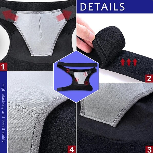 Schouder Brace Pad Band erug Brace Guard