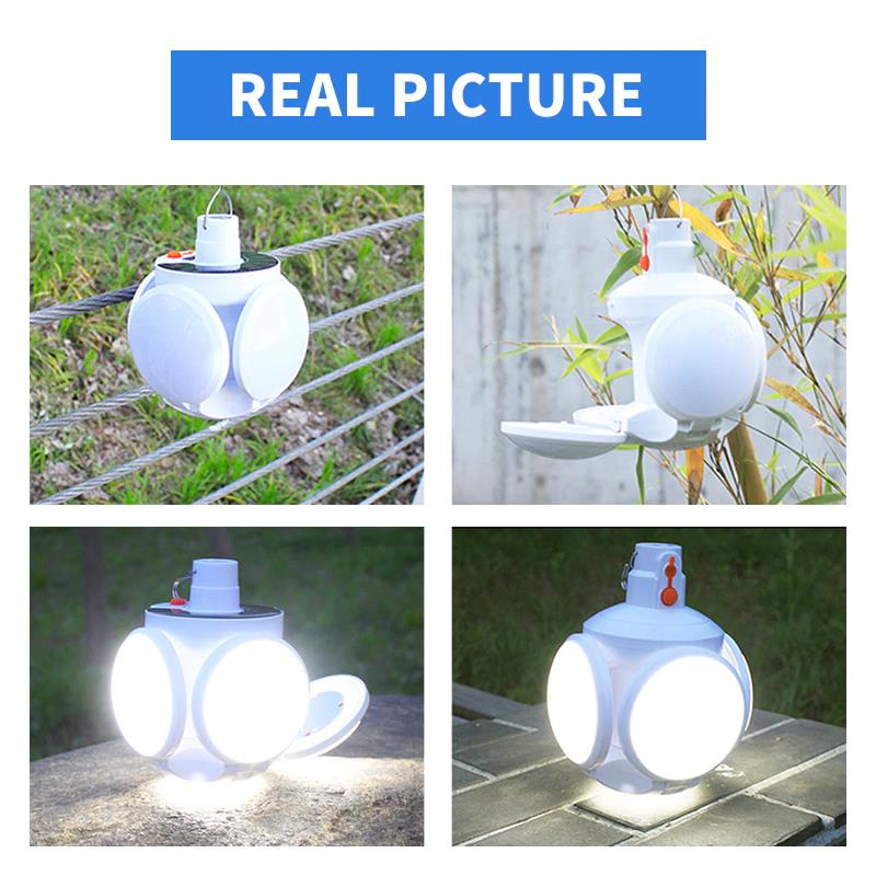 Solar LED Torch USB Rechargeable Night Light