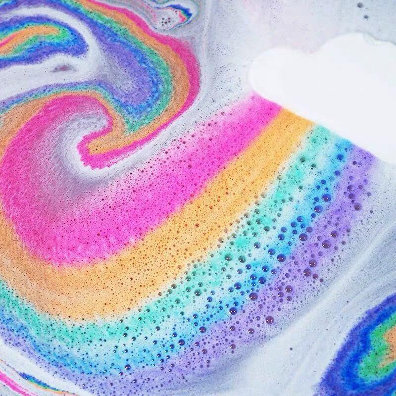 Rainbow Cloud Bath Bomb