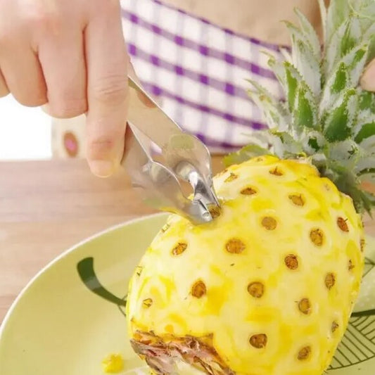 Pineapple Eye Peeler Stainless Steel Practical Seed Remover Clip