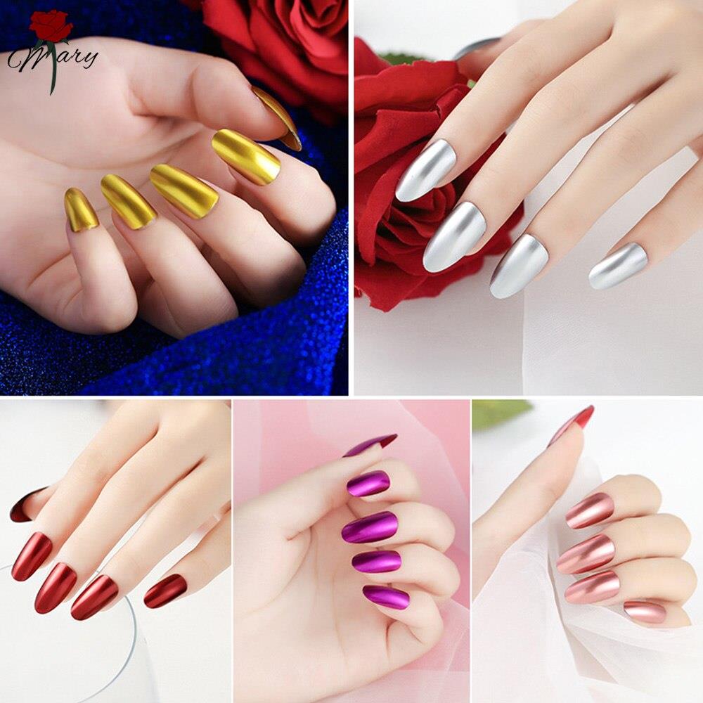 gold chrome nail polish 