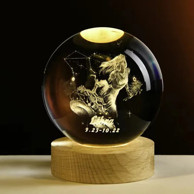 Crystal Night Light Ball