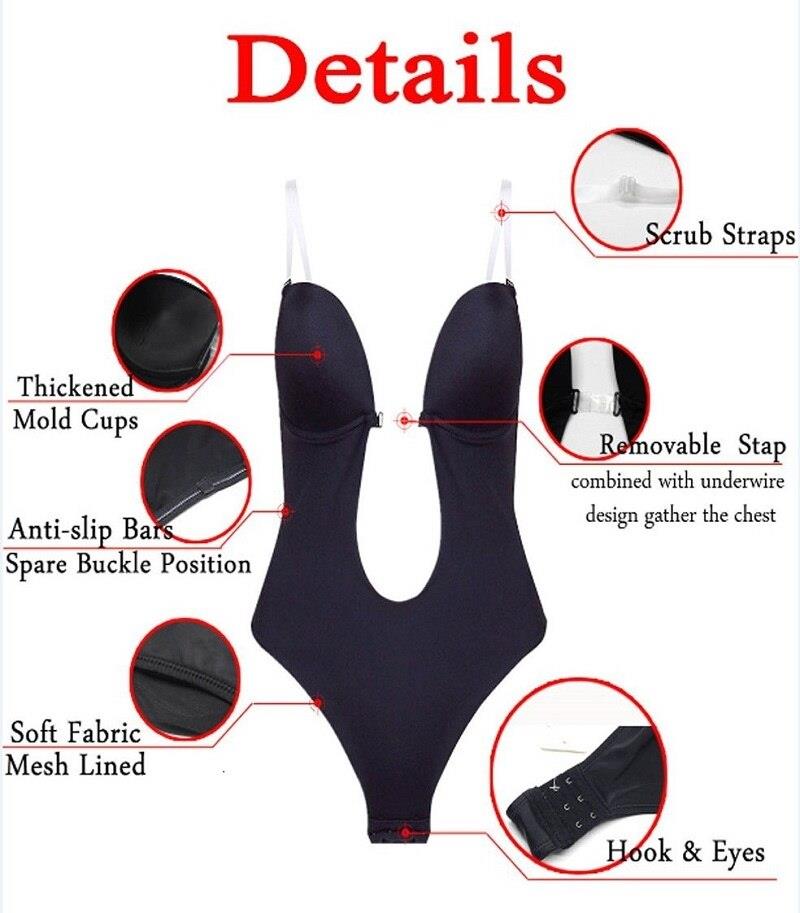 Backless Body Shaper Bra
