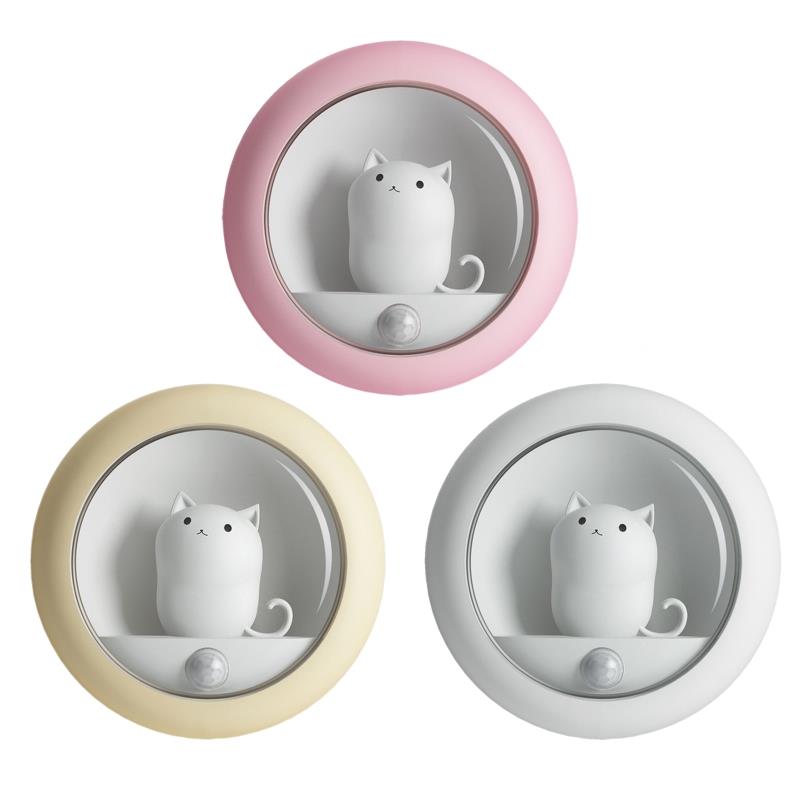 Motion Sensor Cat Night Light