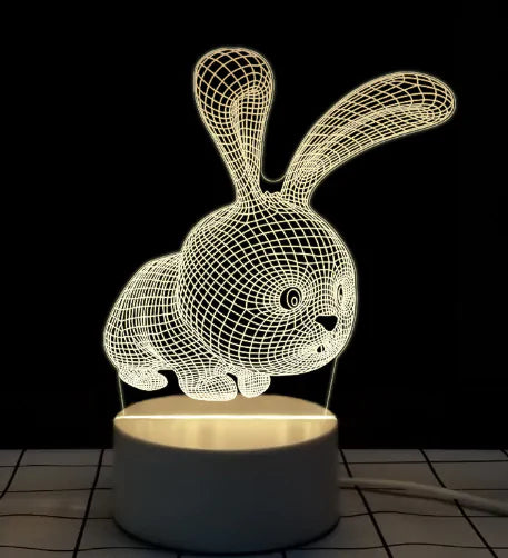 3D Table Night Lamp