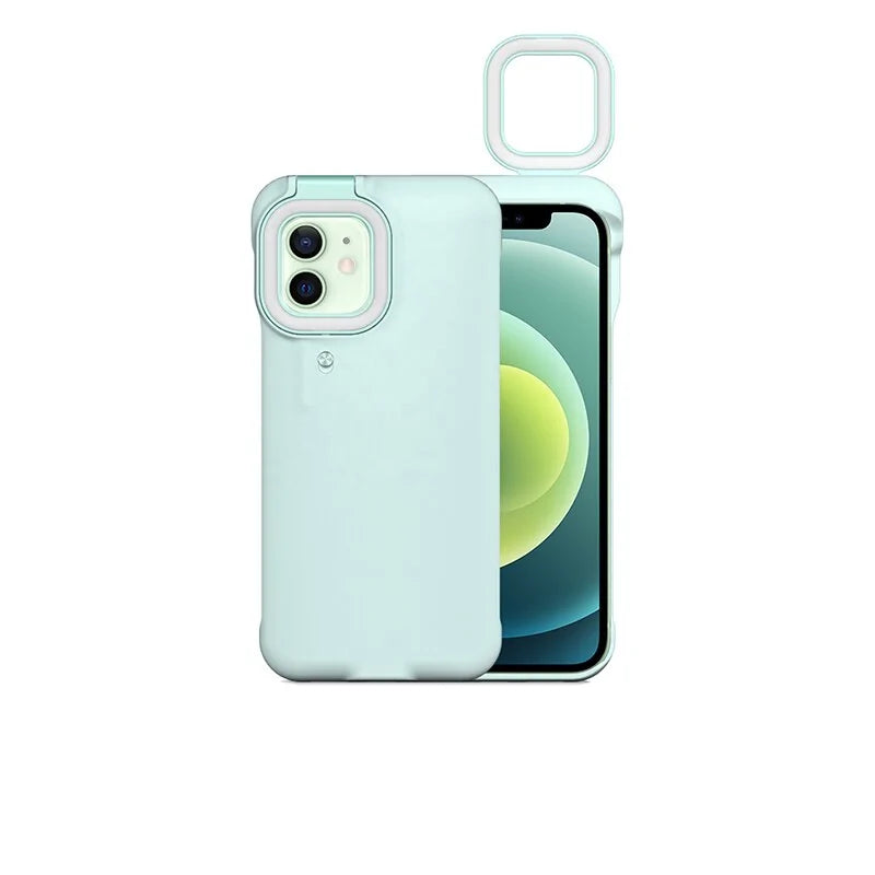 Selfie Ring Light Phone Case for iPhone 12