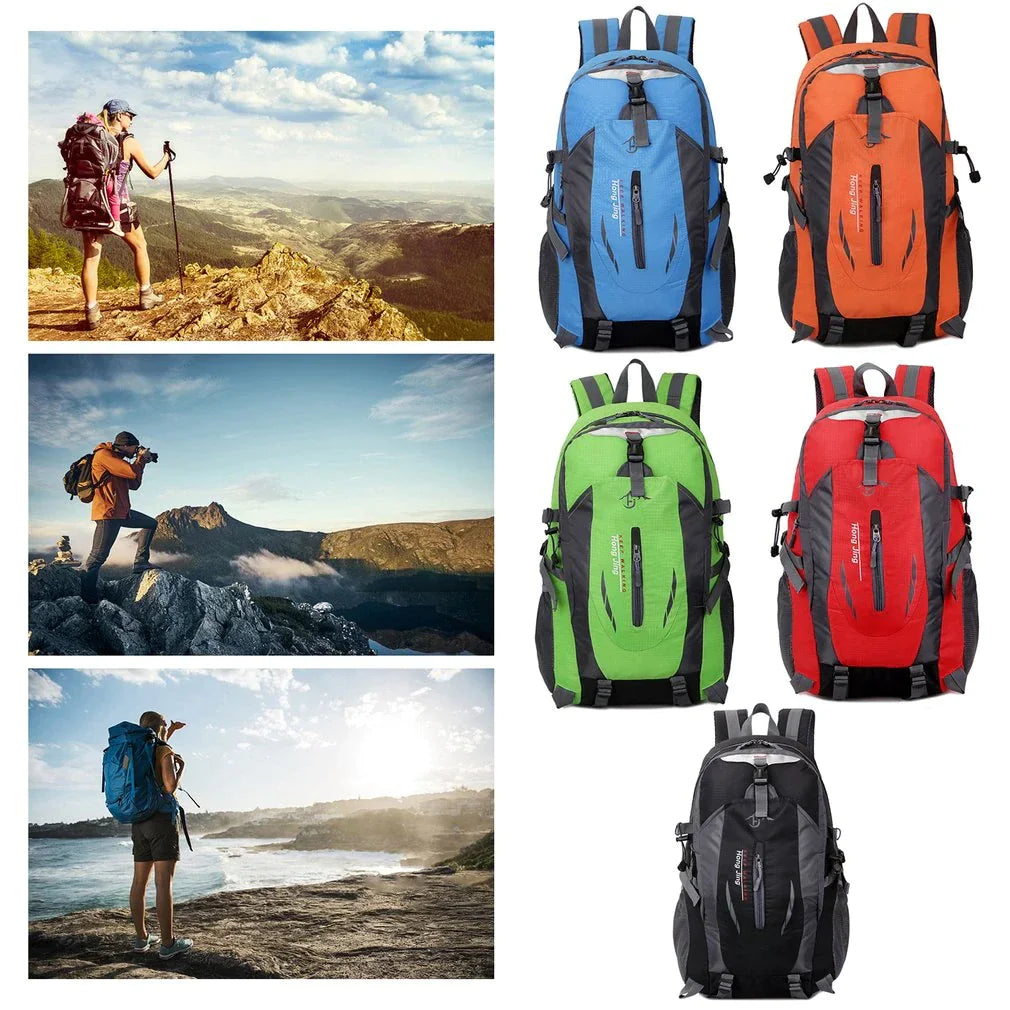 40L Men & Women Travel Backpack Rucksack - Camping, Laptop, Hiking, School Book Bag - USA