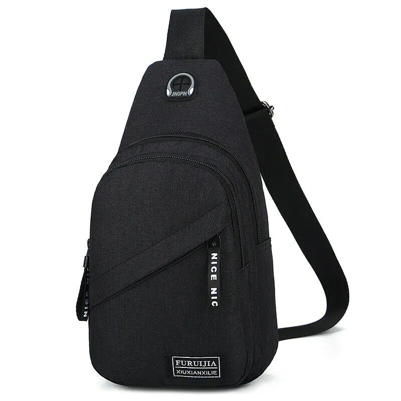 Unisex Cross Body Travel Sports Shoulder Backpack