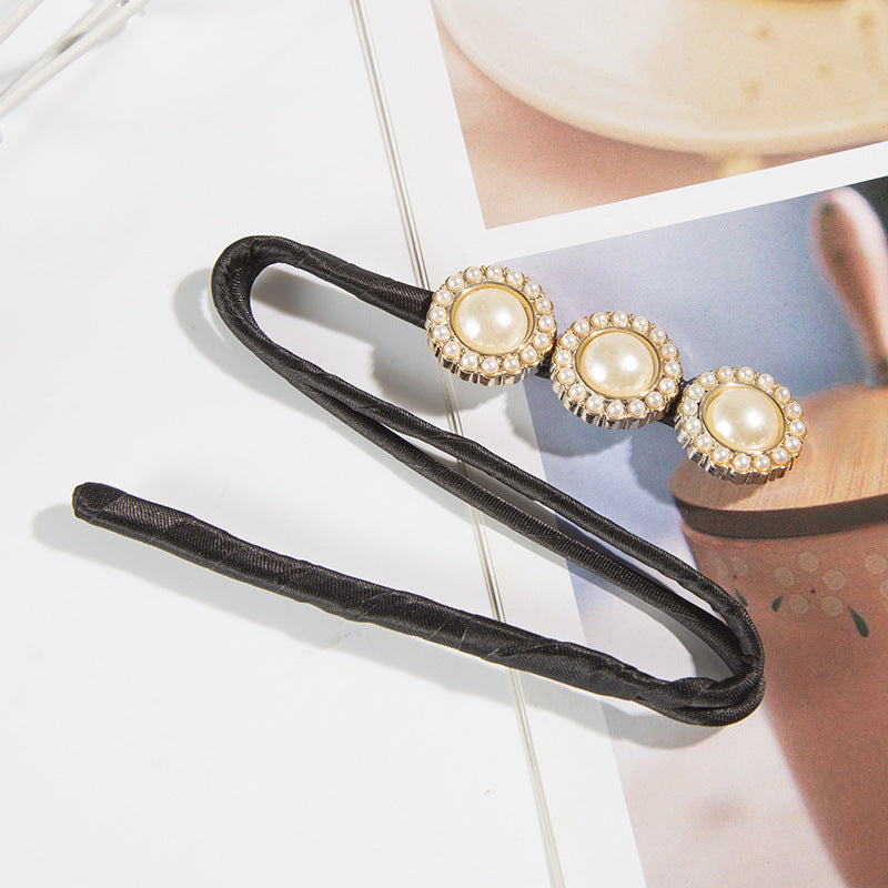 Cross-border Summer Pearl Lazy Twist Clip Women's Ball Head Curler Hair Card Internet Celebrity Elegant Hair Flower Hair Accessories