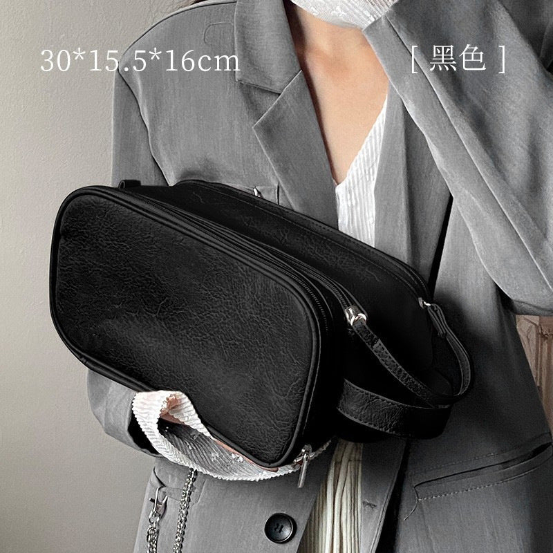 Portable Storage Cosmetic Bag Large Capacity New Travel Wash Bag Desktop Wash Cosmetic Brush Storage Bag