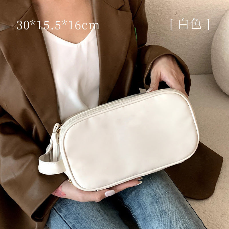Portable Storage Cosmetic Bag Large Capacity New Travel Wash Bag Desktop Wash Cosmetic Brush Storage Bag
