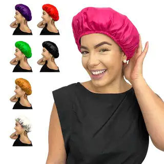 Anti-frizz Satin Cap With Elastic