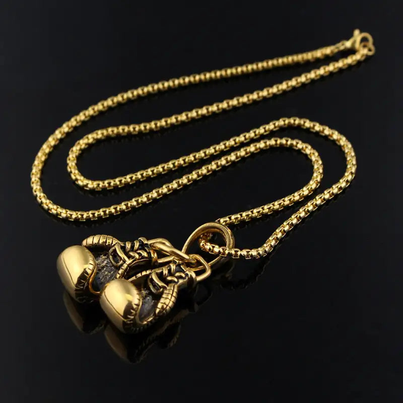 YADA NEW Luxury Mini Boxing Glove Present & Necklace