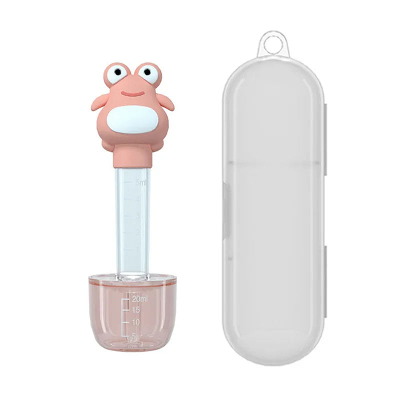 5ml Anti Choking Baby Medicine Dispense Syringe Pacifier Silicone Baby Medicine Feeder Feeding Juice Liquid Food