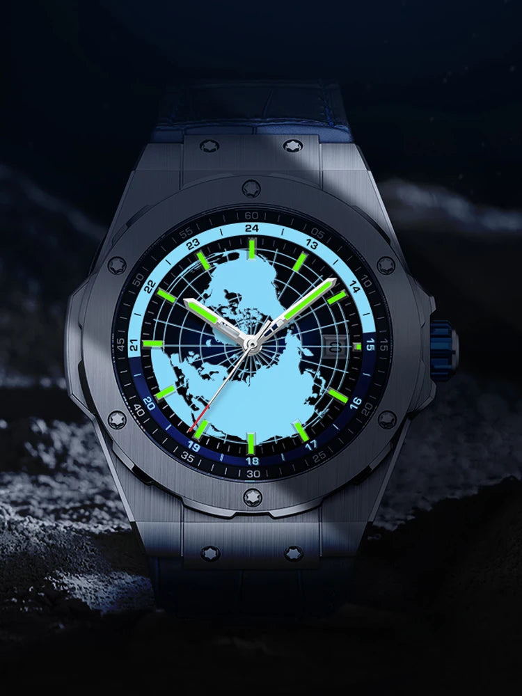 WM Watch Welly Merck High Quality End Luxury Men Watches reloj hombre Business Automatic Mechanical Wrist Watches For Man WM124