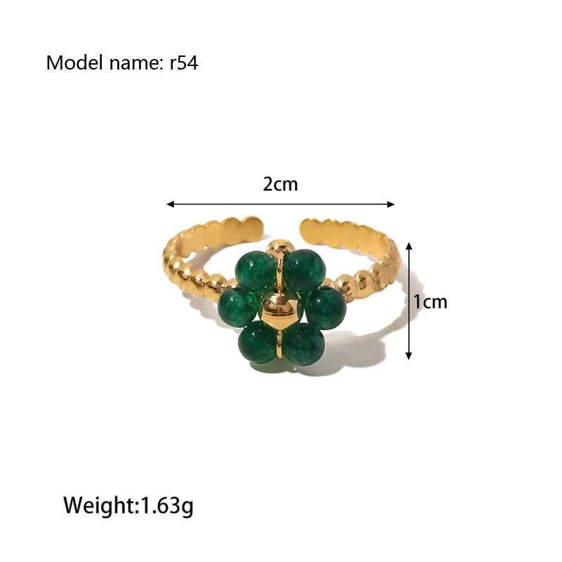 2025 Vintage Hollow Zircon Rings For Women Metal Gold Color Trend Luxury Snake Shape Vintage Trendy Stainless Steel Ring Jewelry