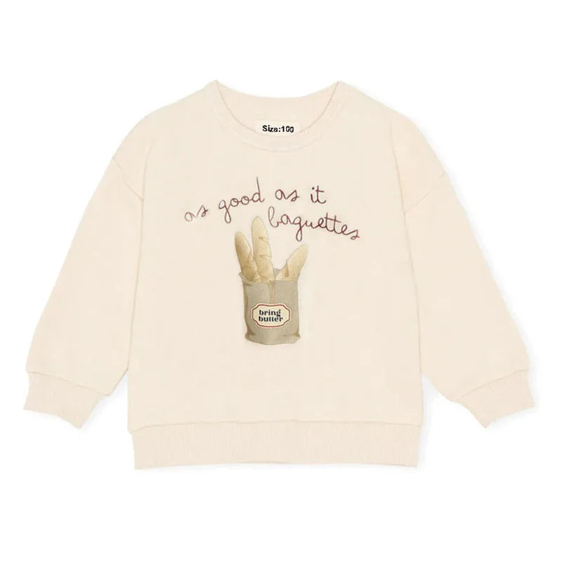 Kids Sweatshirts for Boys Girls Cute Long Sleeve Sweatshirts Children's Cotton Pullover Top