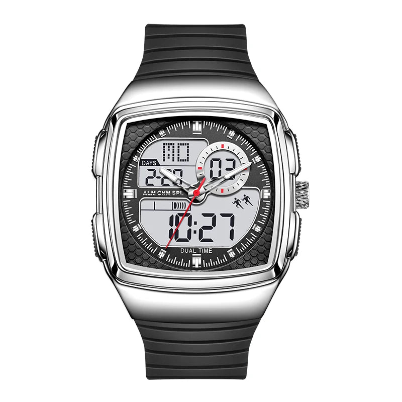 LIGE Digital Watches Men Sports Luminous Multifunction Waterproof Women Wristwatch For Men Outdoor Running Student Lights Synoke