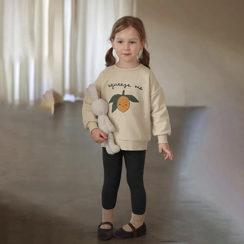 Kids Sweatshirts for Boys Girls Cute Long Sleeve Sweatshirts Children's Cotton Pullover Top