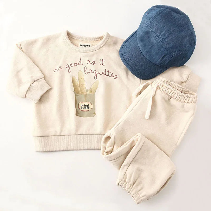 Kids Sweatshirts for Boys Girls Cute Long Sleeve Sweatshirts Children's Cotton Pullover Top