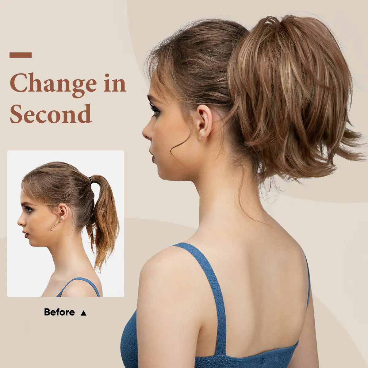 Clip In Ponytail Hair Extensions