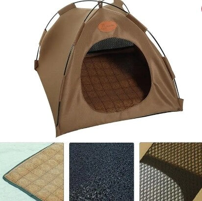 Camping Pet Tent With Cushion