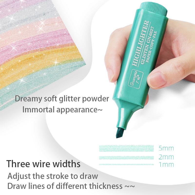 Metallic Galaxy Highlighter Pen