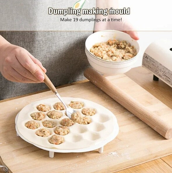 Kitchen Dumpling Mold Maker - 19 Holes