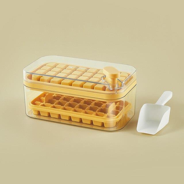 Ice Mould Ice Cube Trays With Lid,