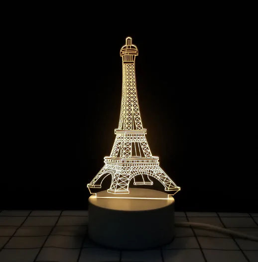 3D Table Night Lamp