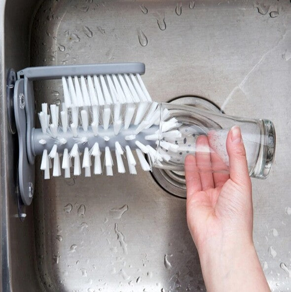 Kitchen Glass Suction Cup Cleaning Brushes