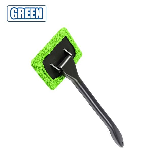 Ergonomic Handled Microfiber Car Window Cleaner