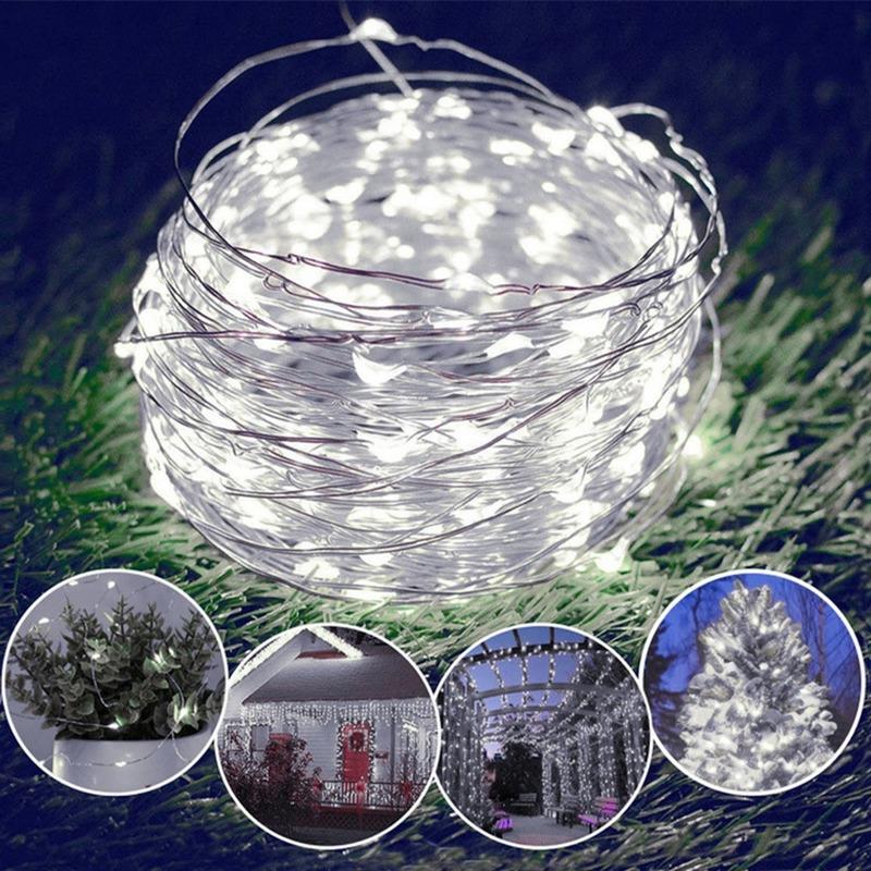 Home Solar Copper Wire Led Light String Decoration