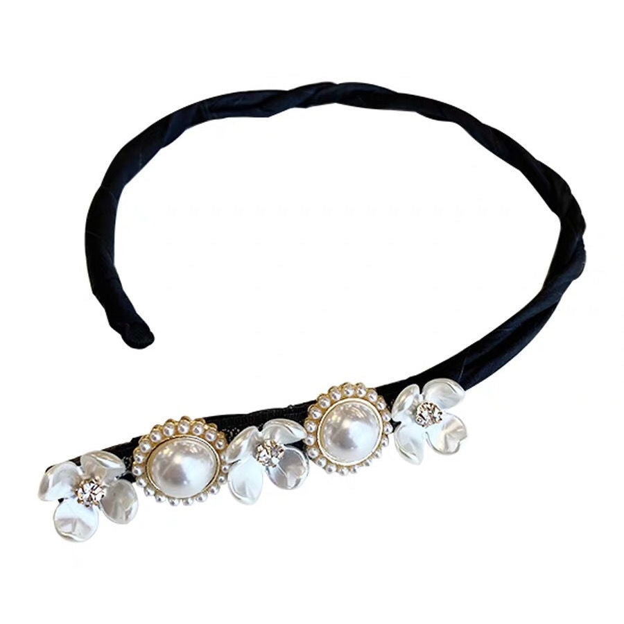 Cross-border Summer Pearl Lazy Twist Clip Women's Ball Head Curler Hair Card Internet Celebrity Elegant Hair Flower Hair Accessories