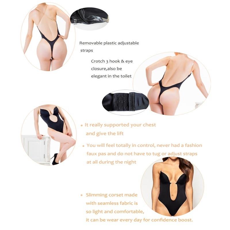 Backless Body Shaper Bra