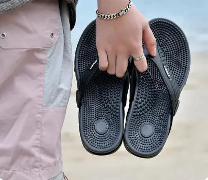 Flip-flops Massage Granule Men Slippers Comfortable Beach Sandals