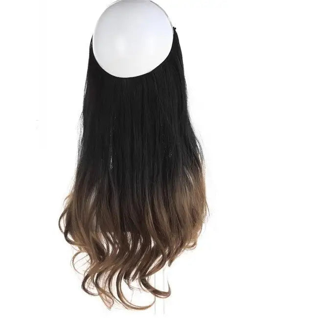 Hair Extension Secret Fish Line Hairpiece Silky Curly Hair Extension