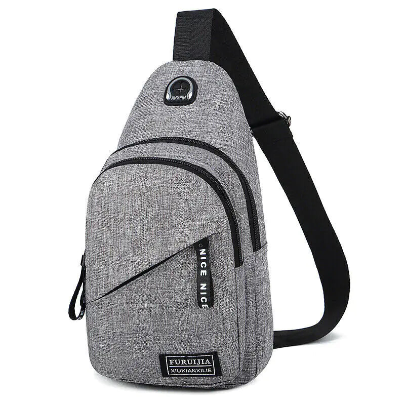 Unisex Cross Body Travel Sports Shoulder Backpack