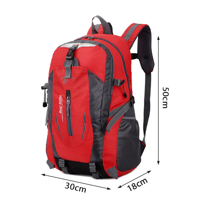 40L Men & Women Travel Backpack Rucksack - Camping, Laptop, Hiking, School Book Bag - USA